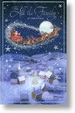 Sant's Sleigh, For All the Family Christmas Card Sant's Sleigh, For All the Family Christmas Card