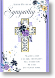 Caring Thoughts, Religious Sympathy Card