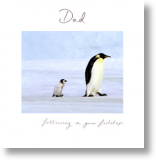 Footsteps, Dad Father's Day Card
