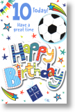 Great Time, 10th Birthday Card