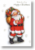 Santa Sack, Cute General Christmas Card