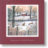 Hares in the Snow