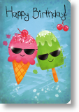 Ice Cool, Children's Birthday Card