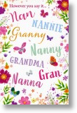 Just the Best, Grandma Birthday Card