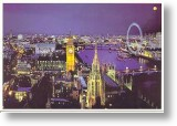 Night-time Scene Over London