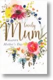 Lovely Mum, Mother's Day Card