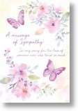 Message of Sympathy, Sympathy Card