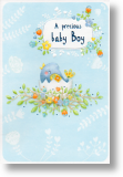 Precious, Cute New Baby Boy Card
