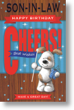 Cheers, Son-in-law Birthday Card