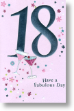 Fabulous Day, 18th Birthday Card