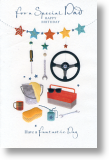 Cars, Dad Birthday Card