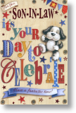 Celebrate, Son-in-law Birthday Card