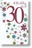Birthday Wish, 30th Birthday Card