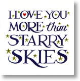 Starry Skies, General Valentine's Day Card