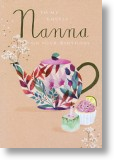 Tea and Cakes, Nanna Birthday Card