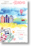 To the Beach, Grandma Mother's Day Card