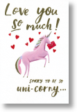 Uni-Corny, General Valentine's Day Card