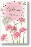 With Love, Floral Mum Birthday Card