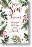 With Love, Son Christmas Card