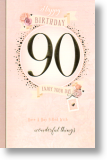 Wonderful Things, 90th Birthday Card