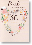 Wonderful Years, Pearl 30th Anniversary Card