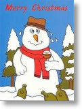 Snowman, General Christmas Card