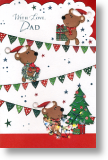 Decorations, Dad Christmas Card
