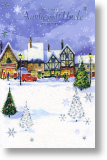 Christmas Shopping, Auntie and Uncle Christmas Card