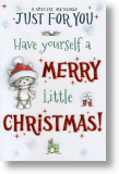 Merry Little Christmas, Cute General Christmas Card