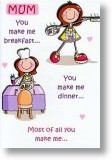 Most of All..., Mum Mother's Day Card