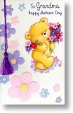 Cuddly Bear, Grandma Mother's Day Card