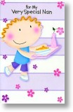 Breakfast in Bed, Nan Mother's Day Card