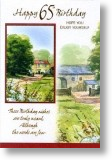 Country Scenes, 65th Birthday Card