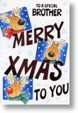 Reindeer, Brother Christmas Card