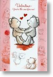 Holding Paws, Cute Valentine's Day Card