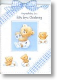 Baby Bears, Christening Card
