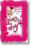 Feathery Fiesta, Valentines Day Card