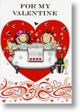 In The Bath, Valentine's Day Card