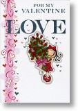 Roses, Valentine's Day Card