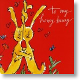 Honey Bunny, Valentine's Day Card