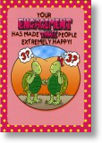 Tortoises, Funny Engagement Card