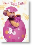 Pink Egg With Bear