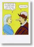 Cyrano, Funny Rude Blank Card