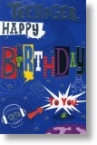 Aliens, Teenager Birthday Card