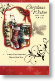 Stockings Filled, General Christmas Card