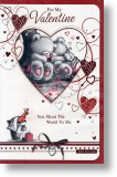 Pink Champagne, Cute Valentine's Day Card