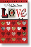 Collage of Hearts, Valentine's Day Card