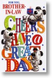 Cheers, Brother-in-law Birthday Card