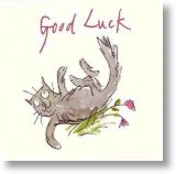 Playful Cat, Good Luck Card