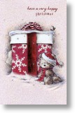 Winter Bear, Cute General Christmas Card